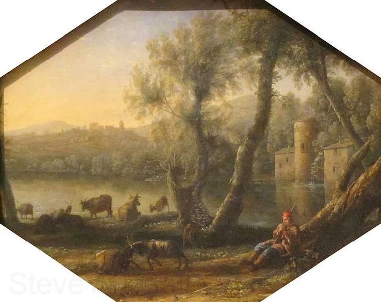 Claude Lorrain Pastoral Landscape Spain oil painting art
